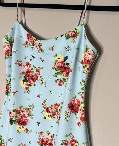 Likely 1002-  Zadie Blue Floral Dress