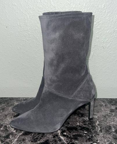 ALLSAINTS NWOT  Grey Orlana Suede Boots Size: 7