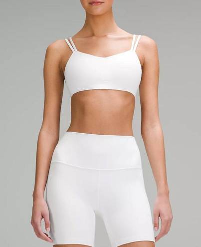 Lululemon White Like a Cloud Bra Light Support, B/C Cup 