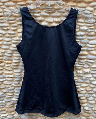 Spanx  Black Simplicity Cami Tank Top Slimming Shapewear Scoop Neck. Large. EUC