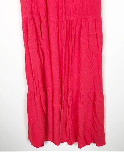 Socialite  Pink Sleeveless Tube Top Maxi Dress Sz XS