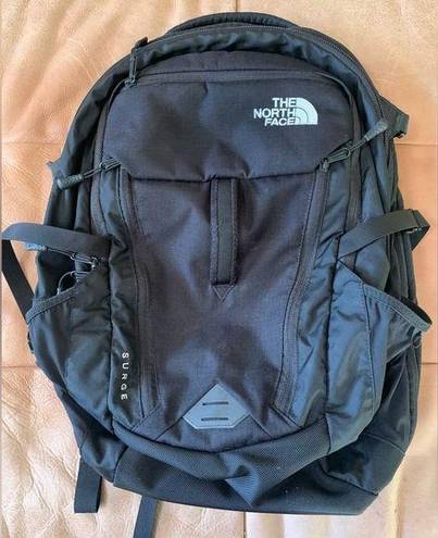 The North Face  Surge Black Backpack