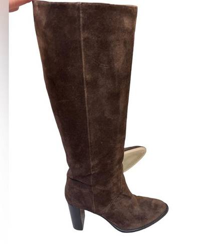 PARKE Marion  Dolly 85 Chocolate Brown Knee High Boots size 37