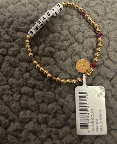 BaubleBar NWT Little Words Project - SISTERS Gold Filled and Crystal