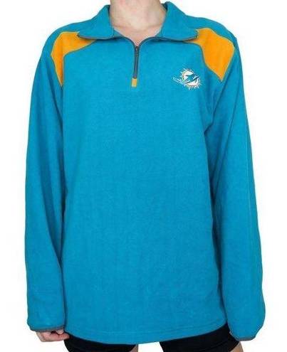 NFL  Miami Dolphins Half Zip Fleece Jacket