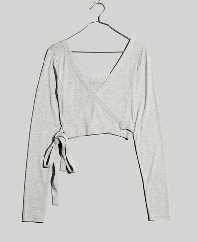 Madewell Ballet Wrap Long Sleeve Top