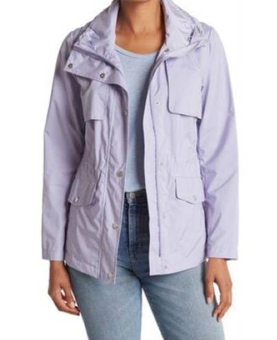 Cole Haan  Water Repellent Hooded Parka Lavender