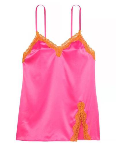 Victoria's Secret Victoria Secret Tease Satin Lace-Trim Mini Slip