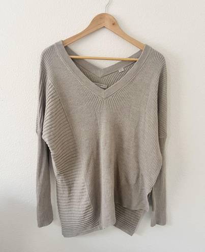 ALLSAINTS Asymmetrical Ribbed Sweater - Size M