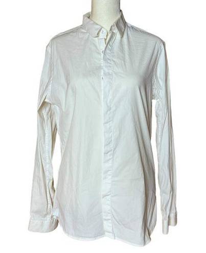 The Kooples  white button down fitted shirt size small