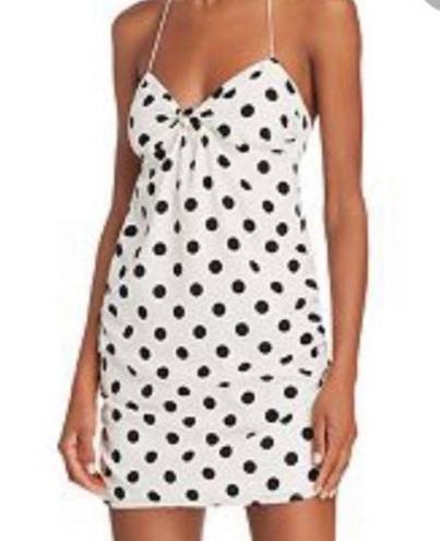 For Love & Lemons For Love of Lemons Ashland Small Black White Polka Dot Shift Dress