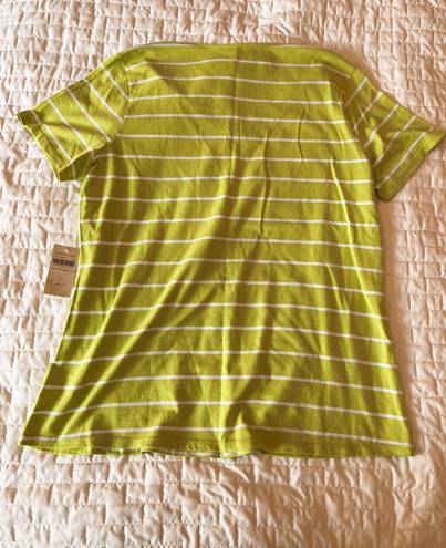 Coldwater Creek Dockside Stripes Tee Size Large