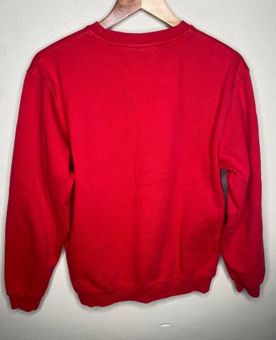 Ohio State University Red Crewneck Sweater Official Merchandise