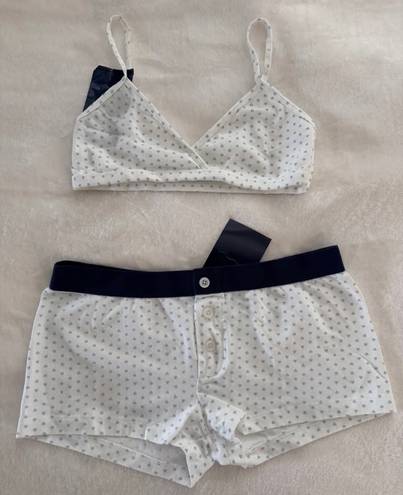 Brandy Melville Blue Heart Set