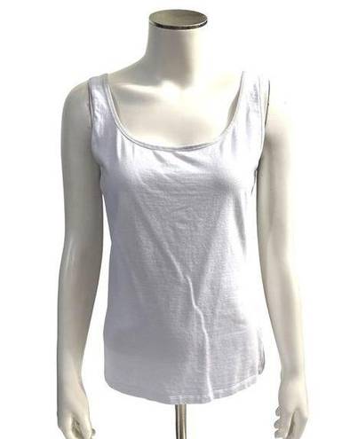 Anne Klein  White Dressy Tank Top Size S