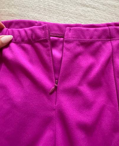 Magenta High Waisted Flare Pants Purple Size XS