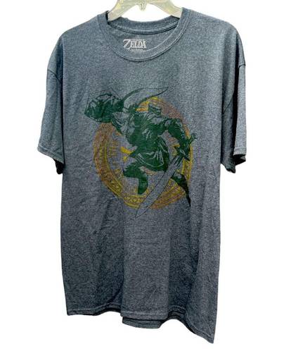 Nintendo  The Legend of Zelda Graphic Tee Dark Gray Size Large