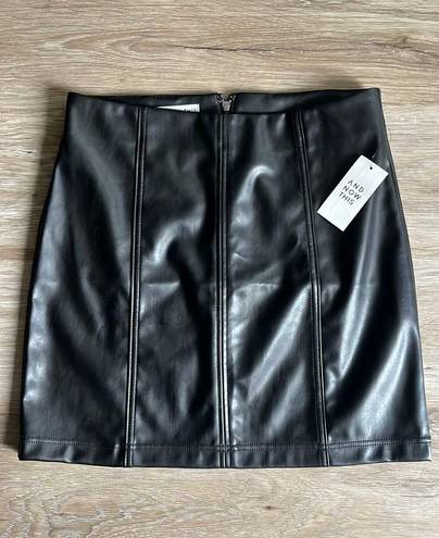 Macy's Leather Skirt