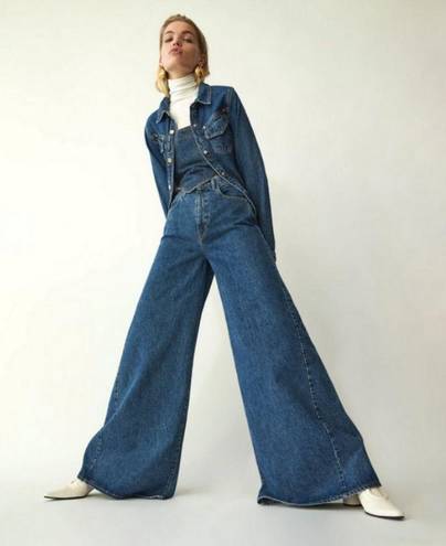 The Range 💕SLVRLAKE X ELLERY Twin Wide-Leg Jeans High Rise Blue Stone River 26 NWT