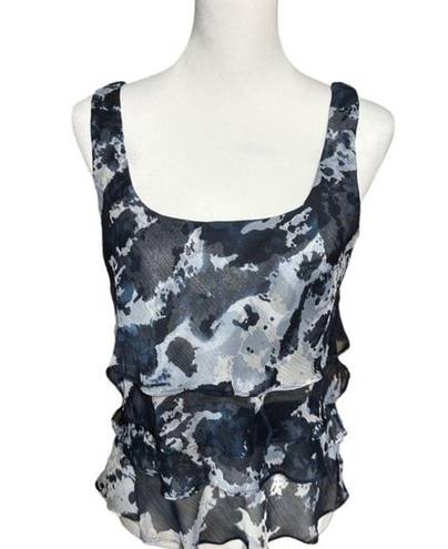 Alex Evenings  Ruffled Camisole Sleeveless Top & Jacket Set Sz S