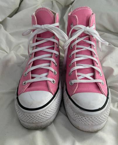 Converse Pink One Star Platforms