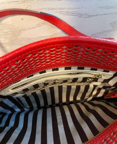 Henri Bendel Bright Red Hobo Crossbody Bag