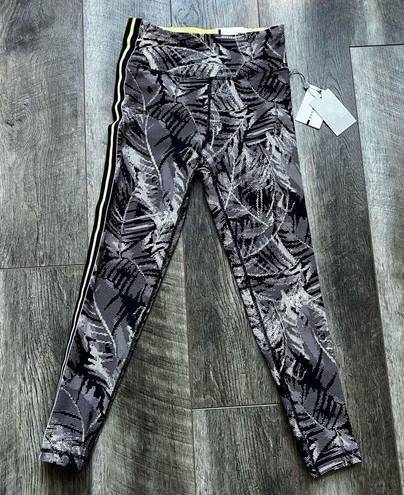 DKNY  Womens Sport Pixel Palm High Waist 7/8 Leggings Small