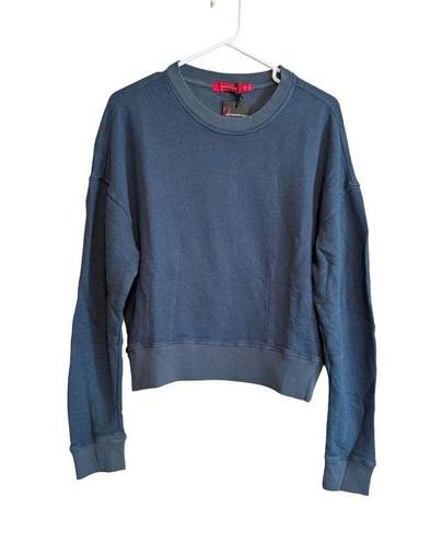 n:philanthropy New  Women's  Sela-Sweatshirt Cropped Navy Size S