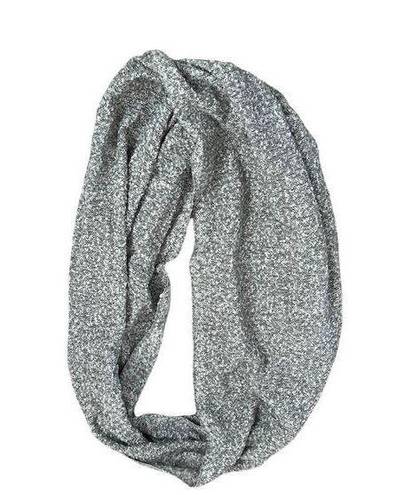 infinity Gray and white  scarf