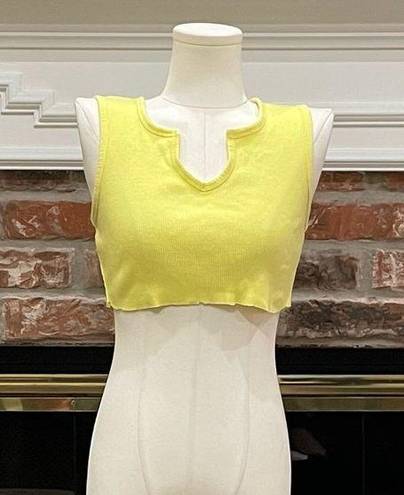 Ny&co yellow crop top / S / Excellent condition