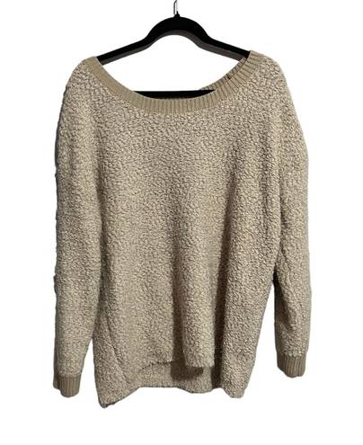 Torrid Cream Sherpa Pullover Sweater