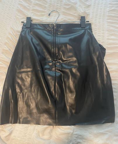 idem Ditto Boutique Leather Skirt