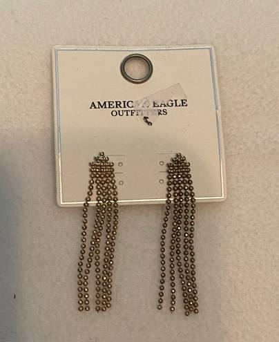 American Eagle fringe earrings gold