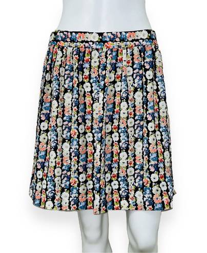 J.Crew  Mercantile Floral Pleated Chiffon A-Line Skirt