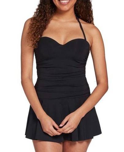 Calia by Carrie NWT  Underwood One Piece Halter Neck Dress Swimsuit