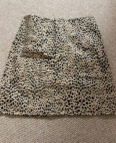 Brandy Melville Leopard Skirt