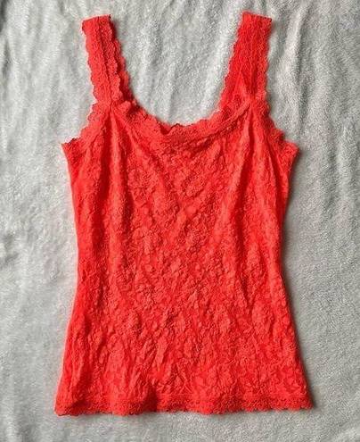 Hanky Panky Vintage  Sheer Lace Tank Top