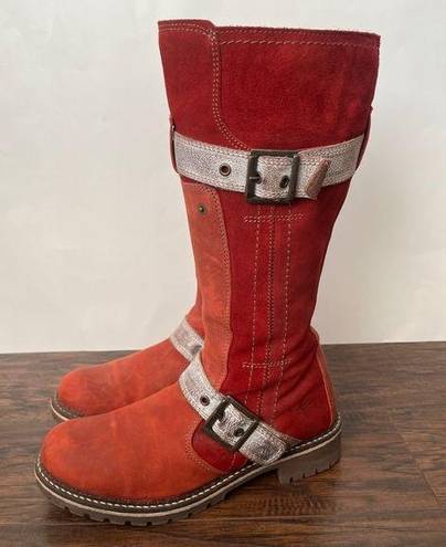 Krass&co Bos &  Brenda Boots Wool Lined Waterproof boots scarlet red 41