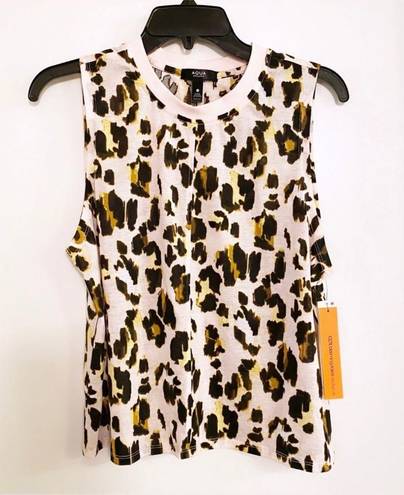 AQUA | Leopard Print Tank Top Medium