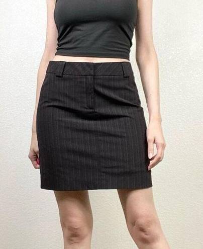 INC Vintage y2k  Black Pinstriped  Mini Pencil Skirt