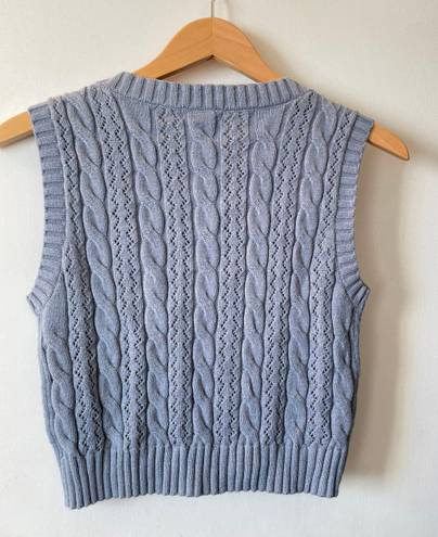 Full Tilt Perfect Blue Sweater Vest 