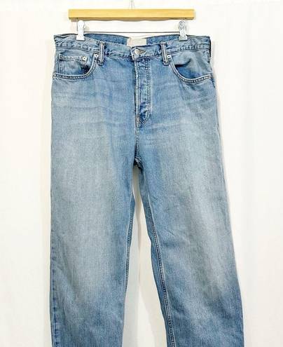 Everlane  The Summer Slouch Straight Leg Button Fly Relaxed Fit Denim Jeans