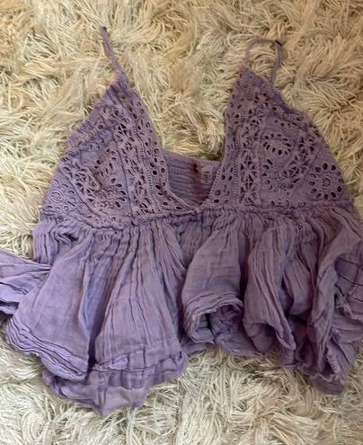 Free People Purple Top