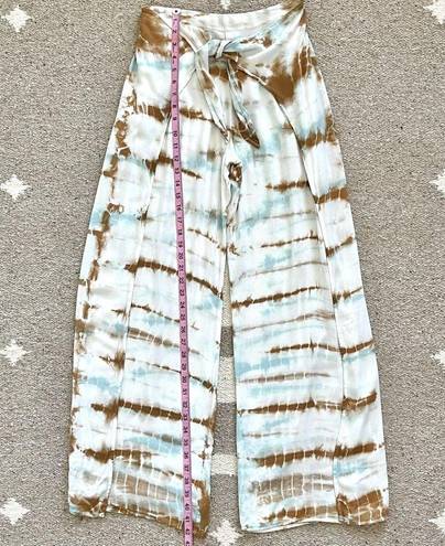 Young Fabulous and Broke YF&B Wide Split Leg Tie Dye Pants