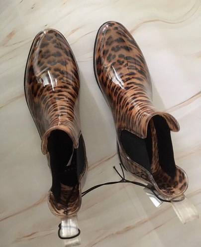 Leopard Print Rain Boots 🐆 Size 7