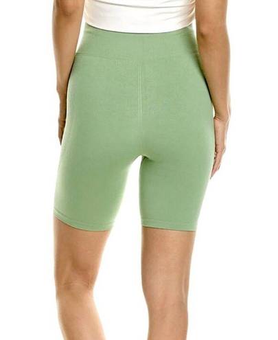 We Wore What NEW  Fair Green Seamless Biker Shorts