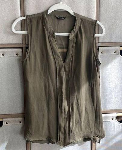 Massimo Dutti  silk sheer blouse