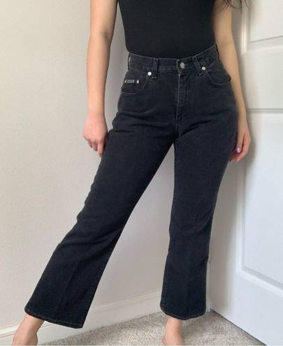 Riders By Lee VINTAGE Lee Riders Black Denim High Rise High Waisted Straight Leg Fit Jeans