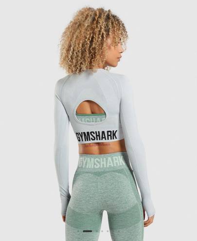 Gym Shark FLEX SPORTS LONG SLEEVE CROP TOP