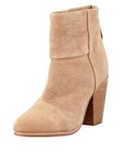 Rag and Bone  Newbury Canvas ankle boots camel size 9.5